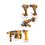 Thumbnail: 5 Pcs Cordless  industrial combo kit