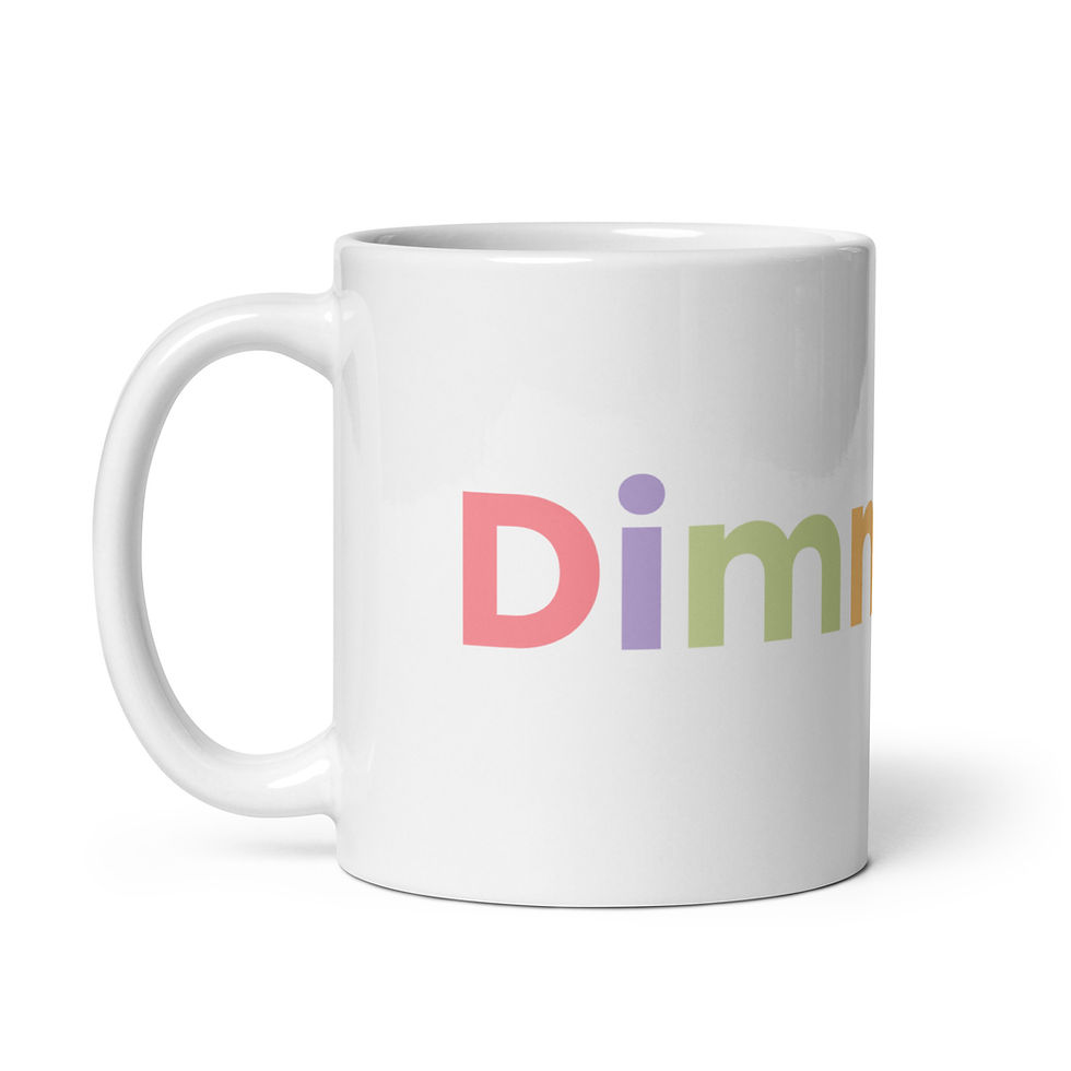 White Glossy Mug "Rainbow"