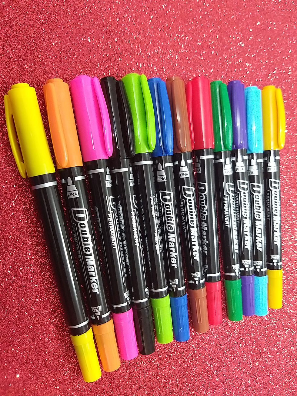 Conjunto de Canetas Artísticas DUAL POINT MOLIN c/ 12 cores