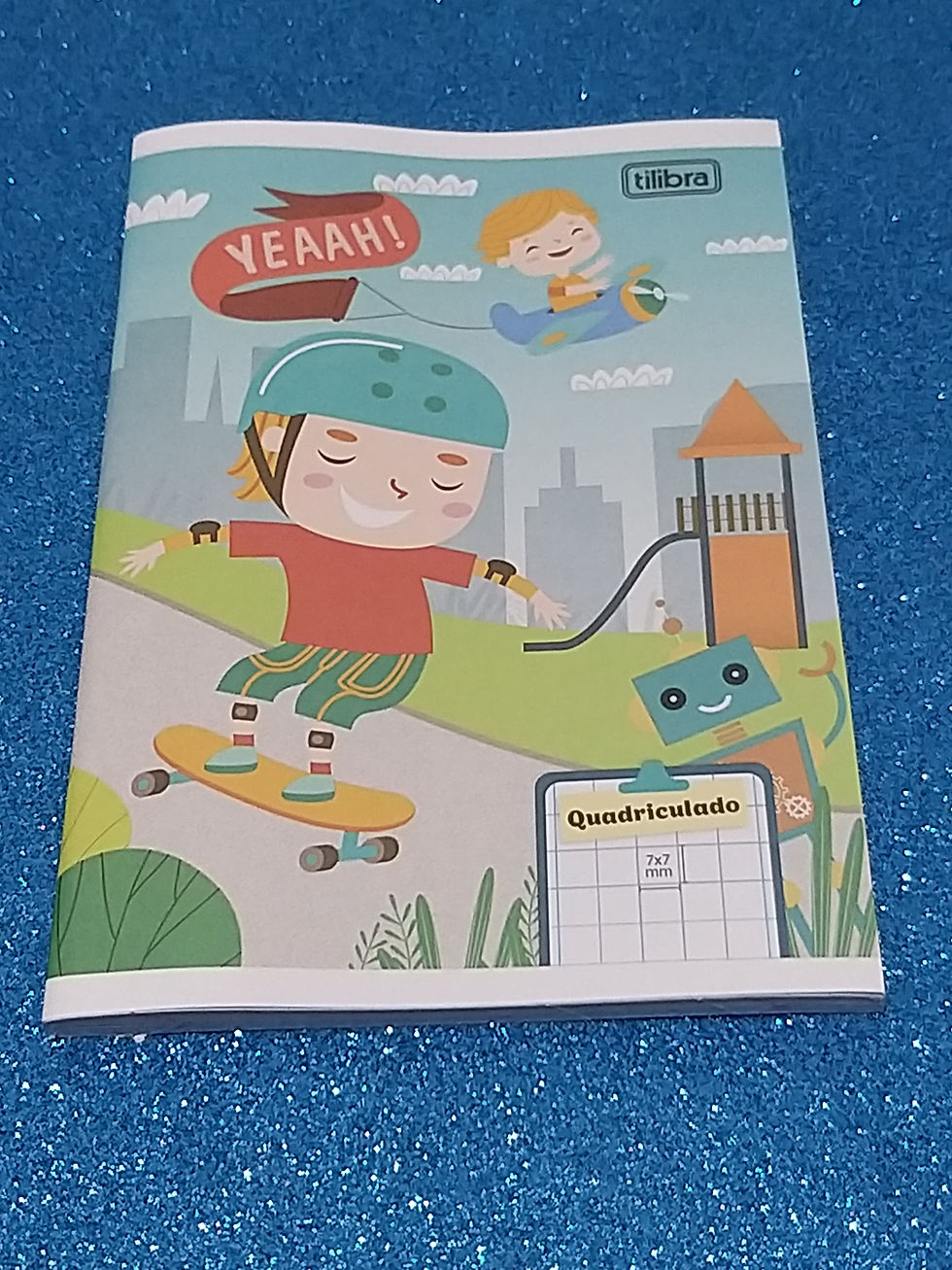 Caderno ARITMÉTICA quadriculado TILIBRA 1 matéria