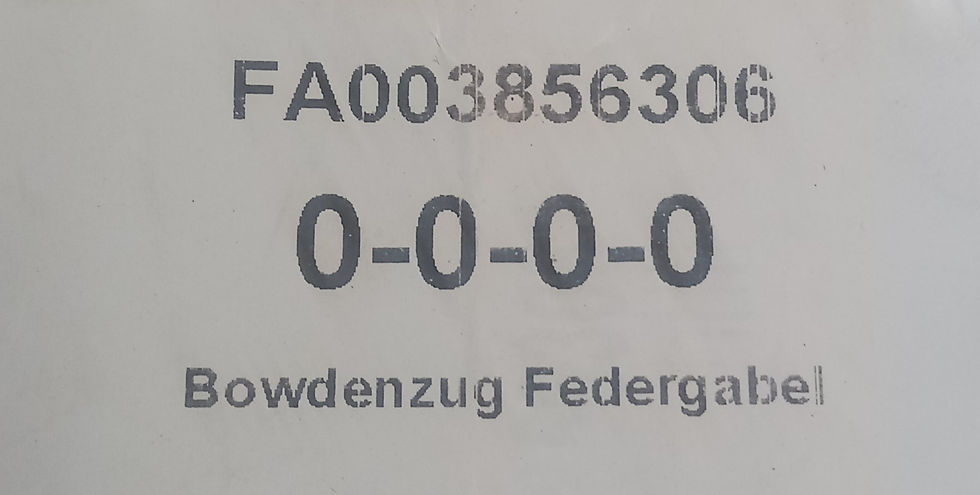 Miniaturbild: Bowdenzug Federgabel