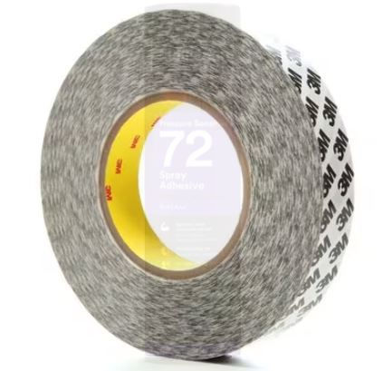 3M High Performance Double Coated Tape, 9086, Translucent, 1" x 180'