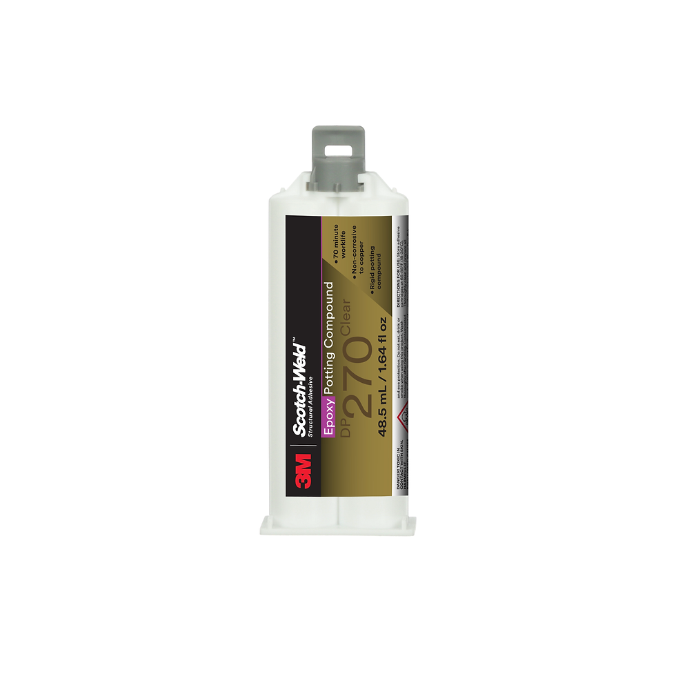 3M Scotch-Weld Epoxy Potting Compound, DP270, Clear, 1.71 fl. oz. (48.5mL)