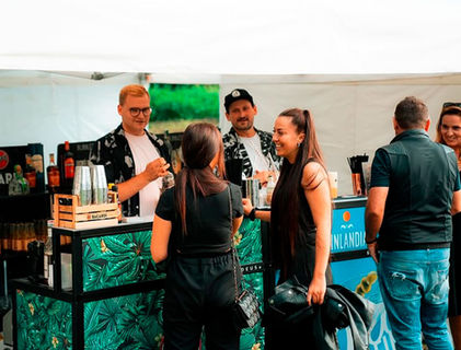 workstation bar 120 bar station pannelli personalizzati brandizzati per festival ed eventi