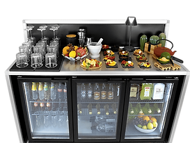 L shaped bar Counter - Made in Italy | Station Deus