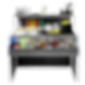 Robuste Bar mobile aus Edelstahl für den Innen- und Außenbereich in einer Hotel- oder Restaurantbar