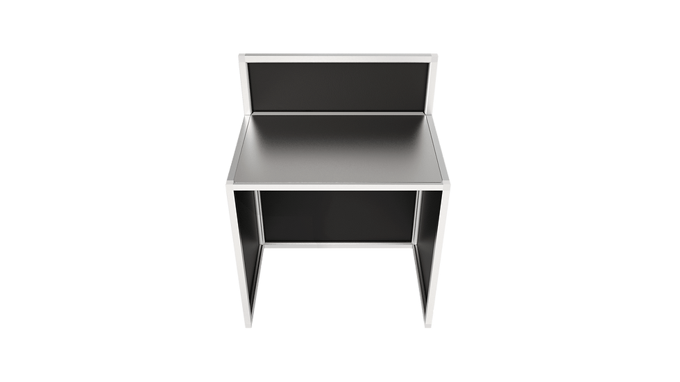 Miniaturbild: Station Deus Back Bar 90 cm, versatile flat surface 90/120/150cm, accessory doors for tidy look, cash register placement