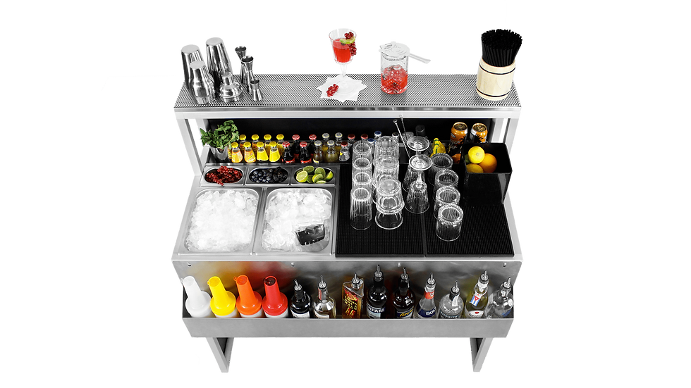 Thumbnail: Italian Design, Professional Service, Accessories for indoor cocktail bar, professional bartender bar, Resistant cocktail bar