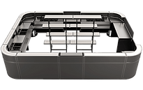 Waterdichte en onverwoestbare kwaliteit duurzaamheid excellence roestvrijstalen modulaire barmatentoonbank modulaire barcounter barbalie counter top toonbank, modulair en aanpasbaar flexibiliteit op maat maatwerk personalization creëren maken modulaire barcounter