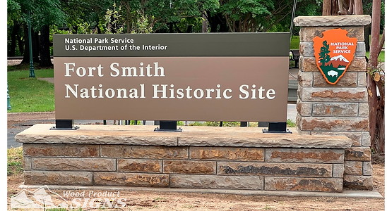 personalized national park sign for the Fort Smith National Historic Site
