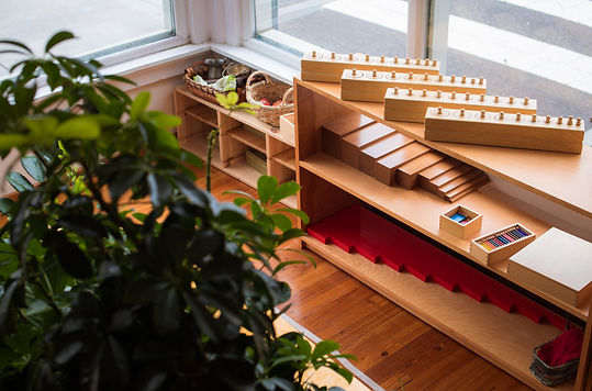 school background with tables and blocks