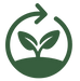 Sustainability icon for High pressured laminated sign