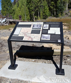 Customed Informational outdoor sign