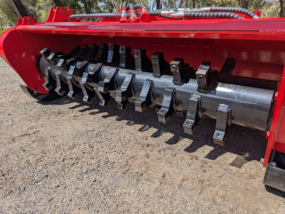 Thumbnail: 2024 GIYI GY-60X 60" 1500mm hydraulic forestry mulcher attachment universal skid