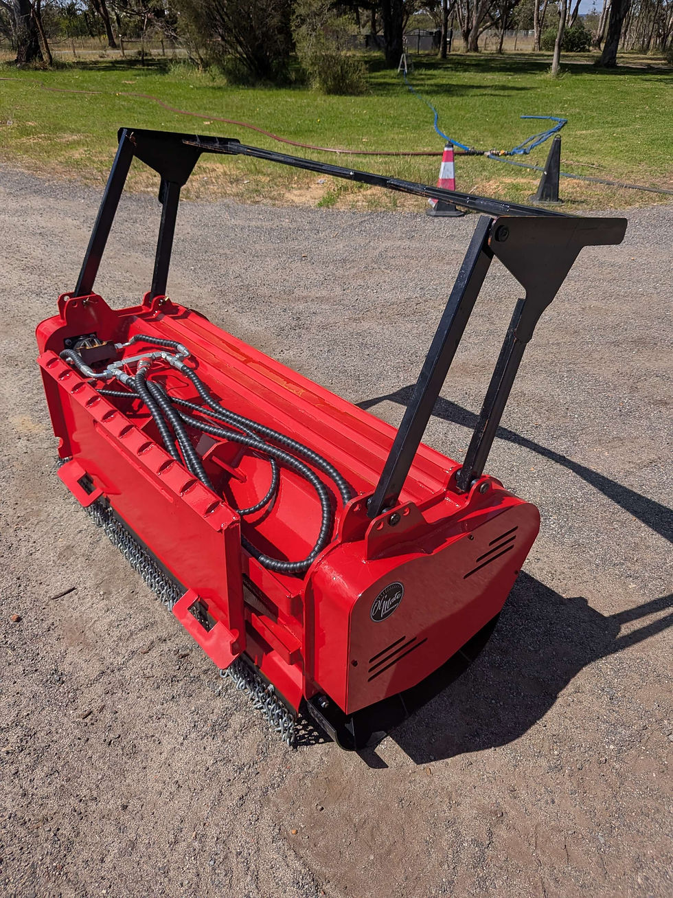 Thumbnail: 2024 GIYI GY-60X 60" 1500mm hydraulic forestry mulcher attachment universal skid
