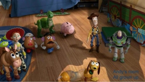 Mensagem subliminar sexual no desenho Toy Story
