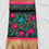 Thumbnail: Katan Silk Paithani flower print work black Saree