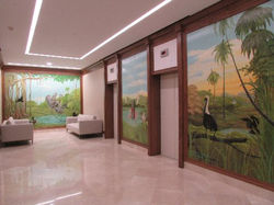 Murals cleaned, repaired, restored