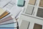 color palette on table
