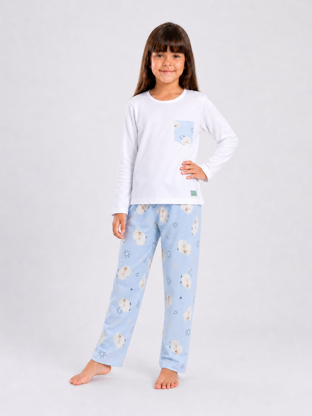 Pijama Longo Ovelhinhas