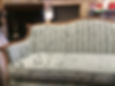 Antique Velvet green pattern sofa ( Ol'Saw Vintage Rentals)