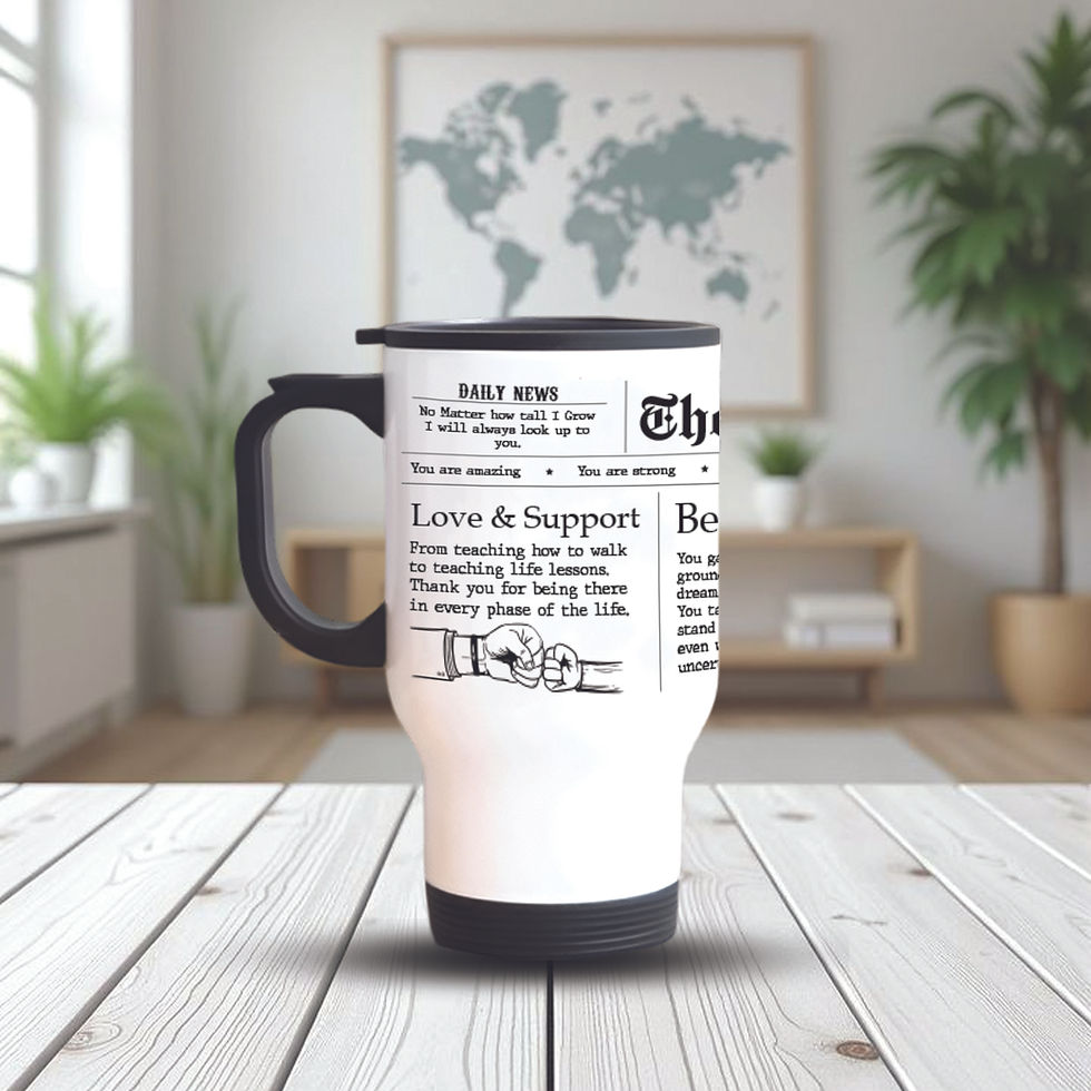 Thumbnail: Fathers day unique gift travel mug