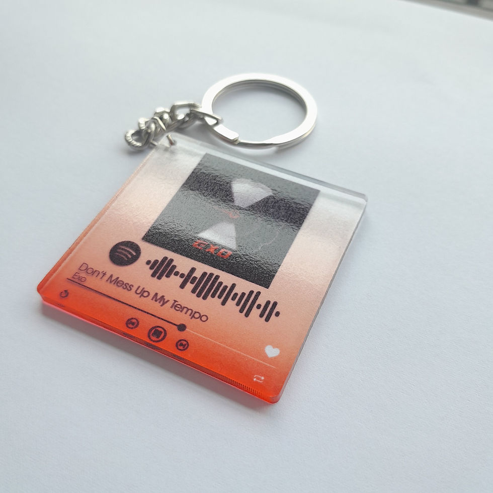Thumbnail: EXO Spotify Keychain | Tempo album