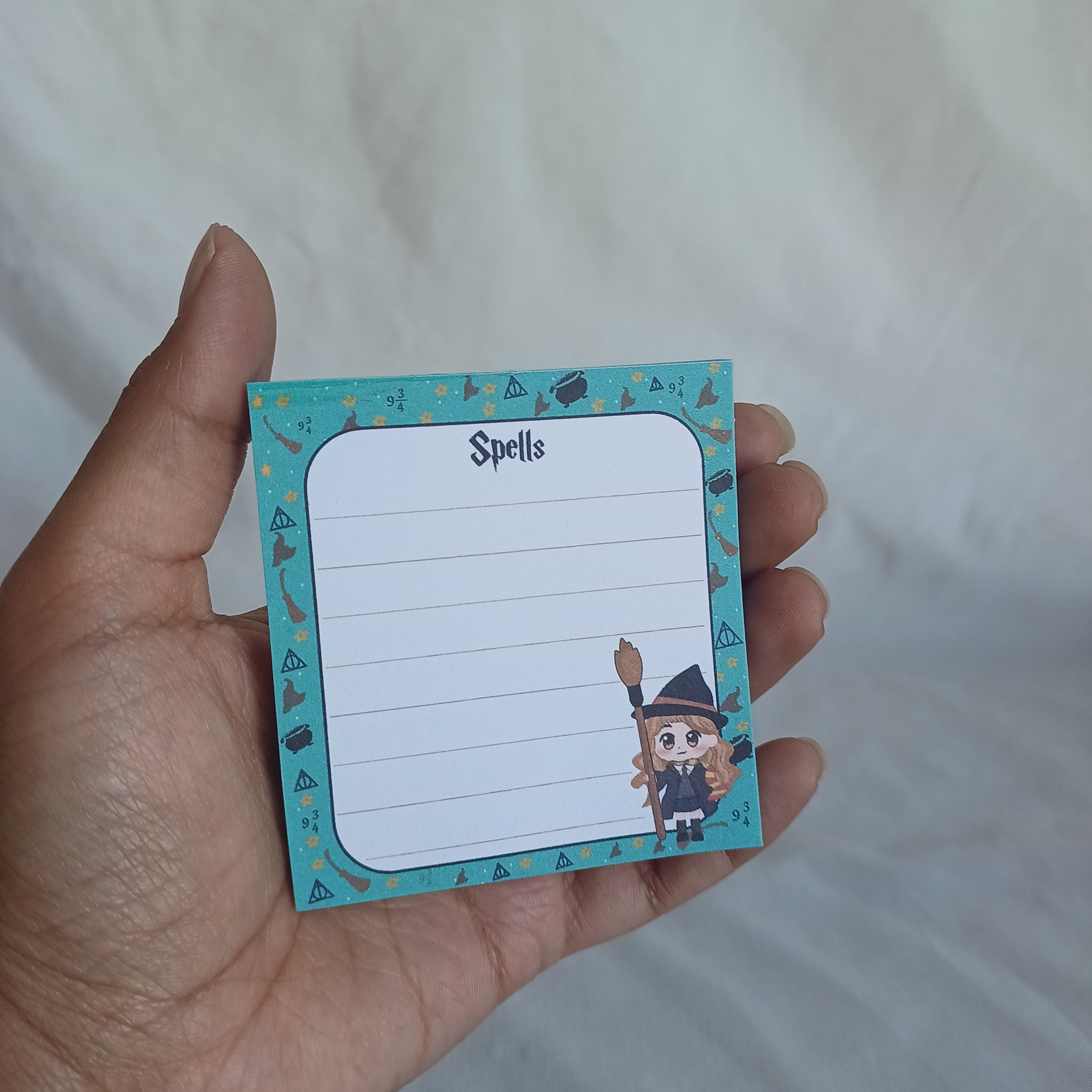 Harry Potter | Hermione | Spells | Notepad
