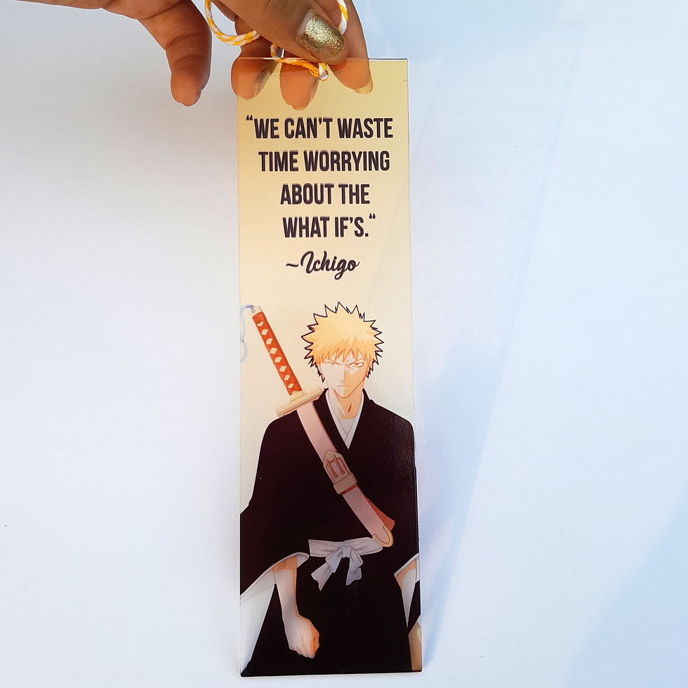 Thumbnail: Bleach Ichigo Premium Clear Acrylic Book Mark