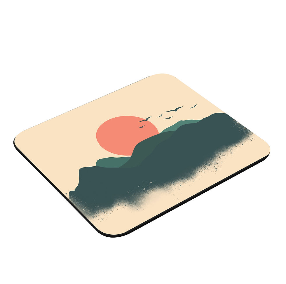 Thumbnail: Aesthetic Japanese Style Landscape | Anti Skid Mousepad