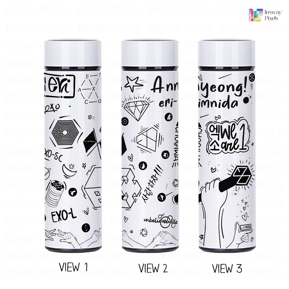 Thumbnail: Exo Doodle | Led Temperature Bottle With Free Poster