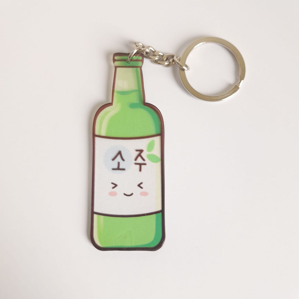 Bottle | Soju | Acrylic Keychain