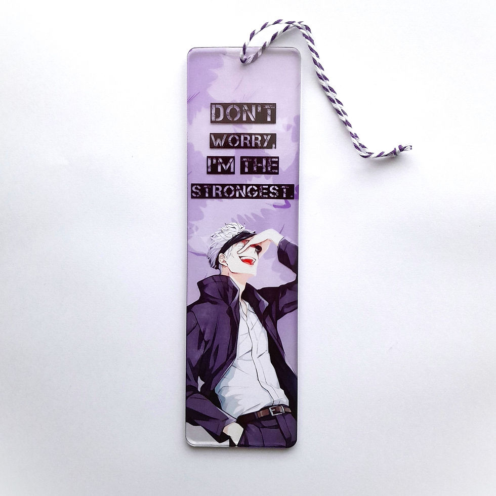 JJK Gojo | Preimium Clear Book-mark