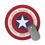 Thumbnail: Captain America Shield Circle Mousepad with mouse on top