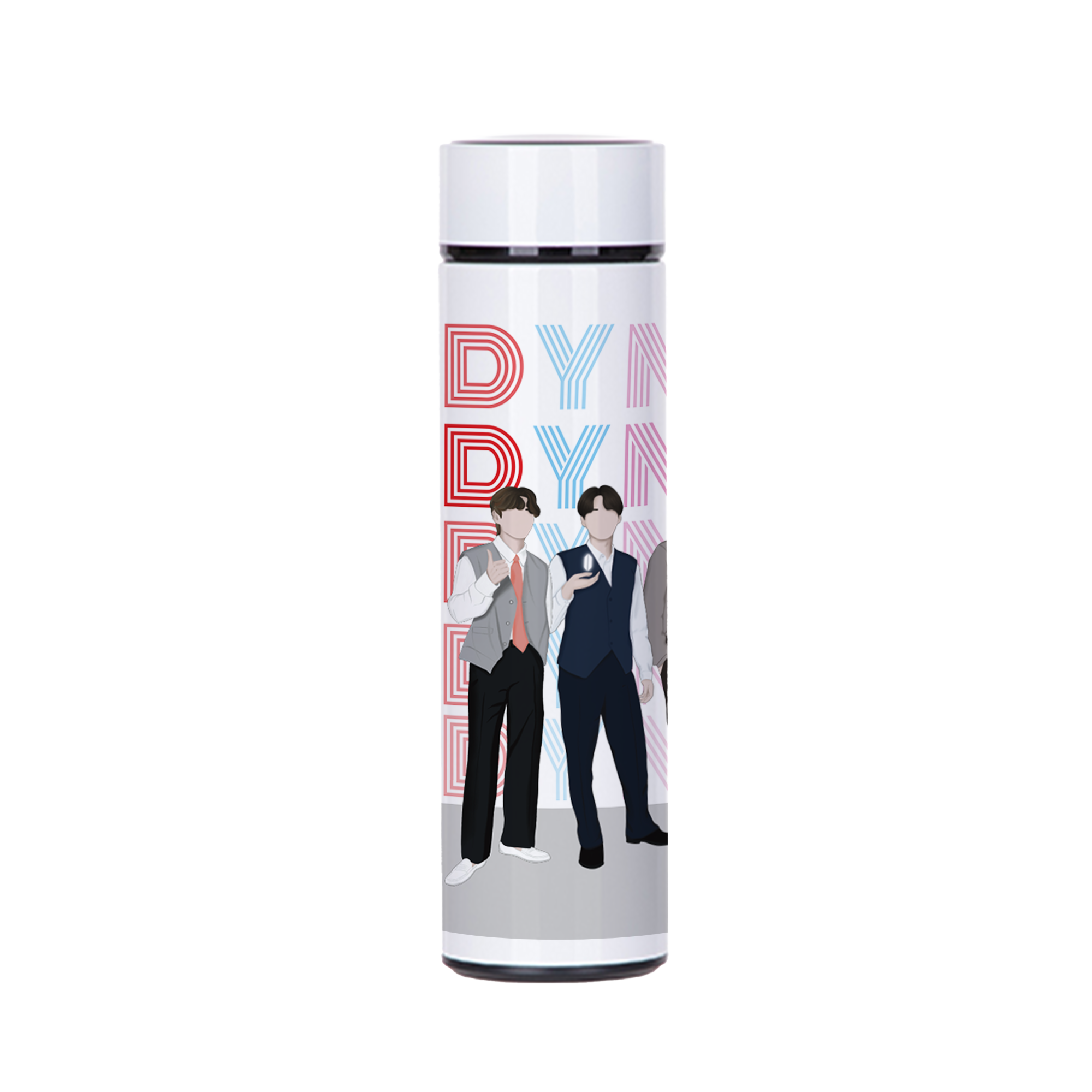 BTS Dynamite LED Temperature bottle with Free Poster