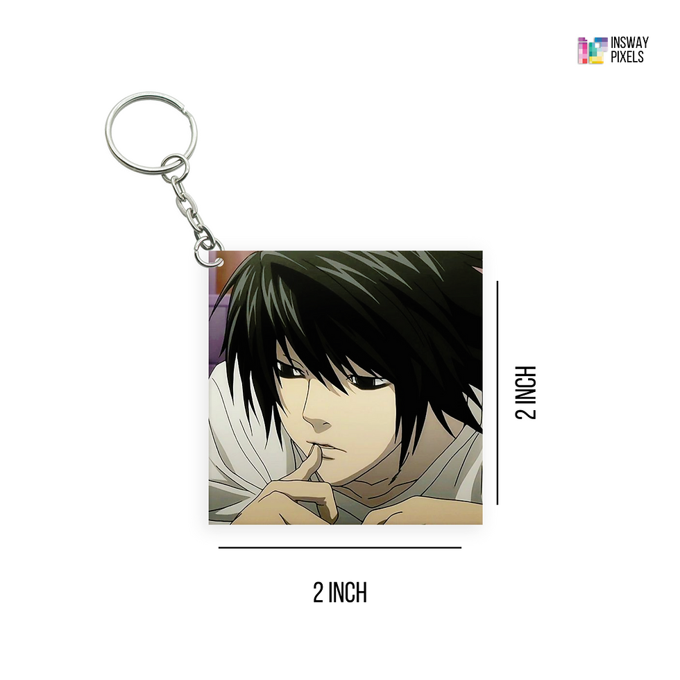 Thumbnail: L Death Note  Quote Keychain