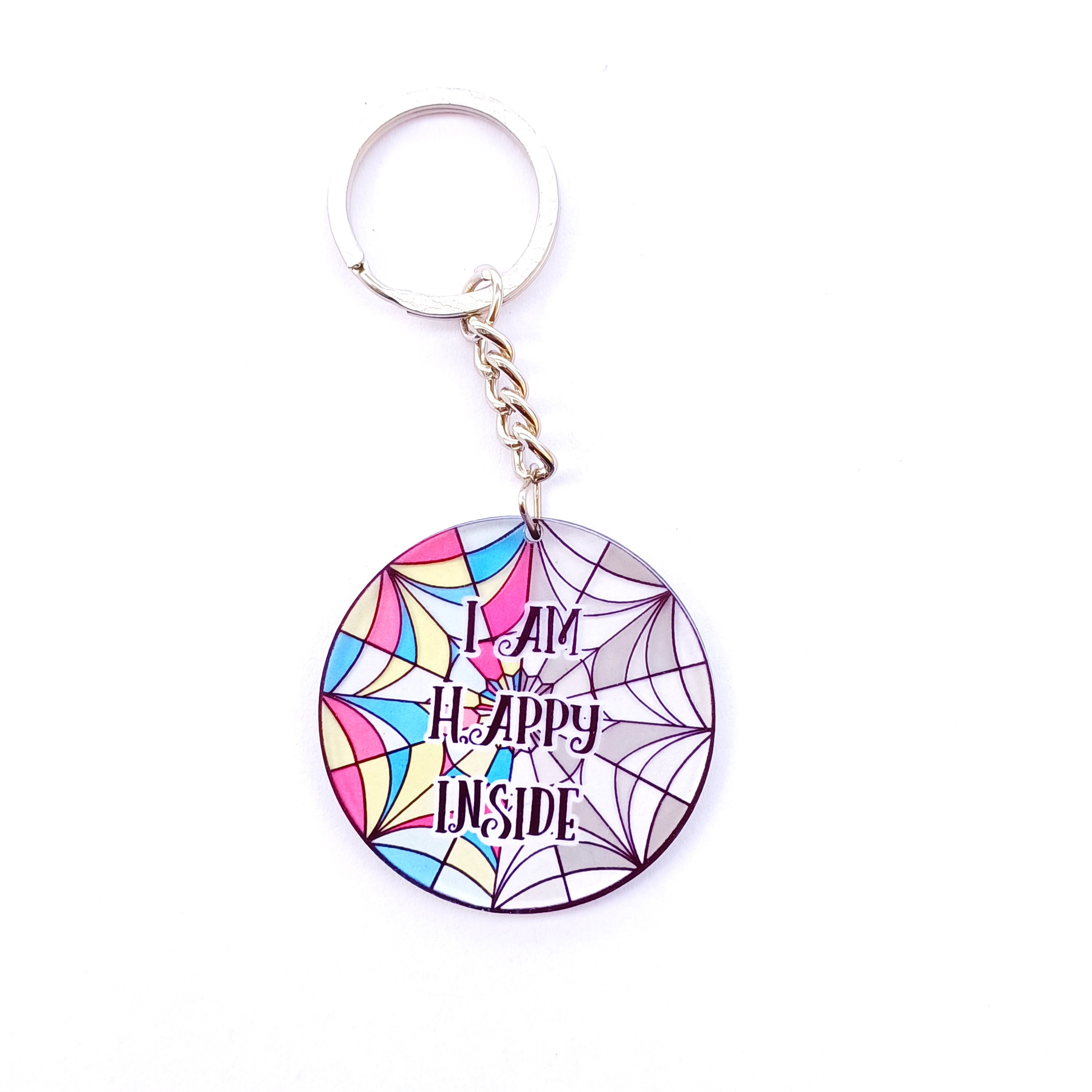 Wednesday Addams Theme Keychain