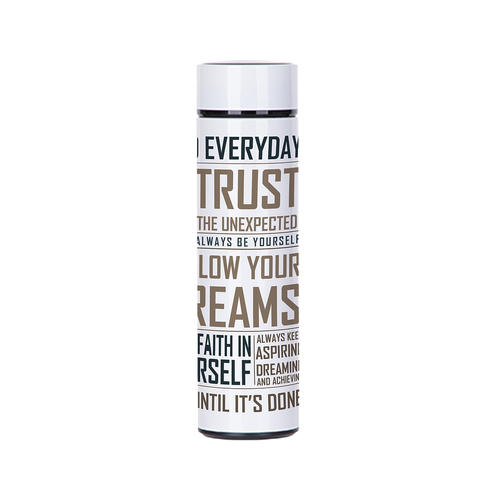Thumbnail: Motivational Quotes Classic LED Temperature Bottle