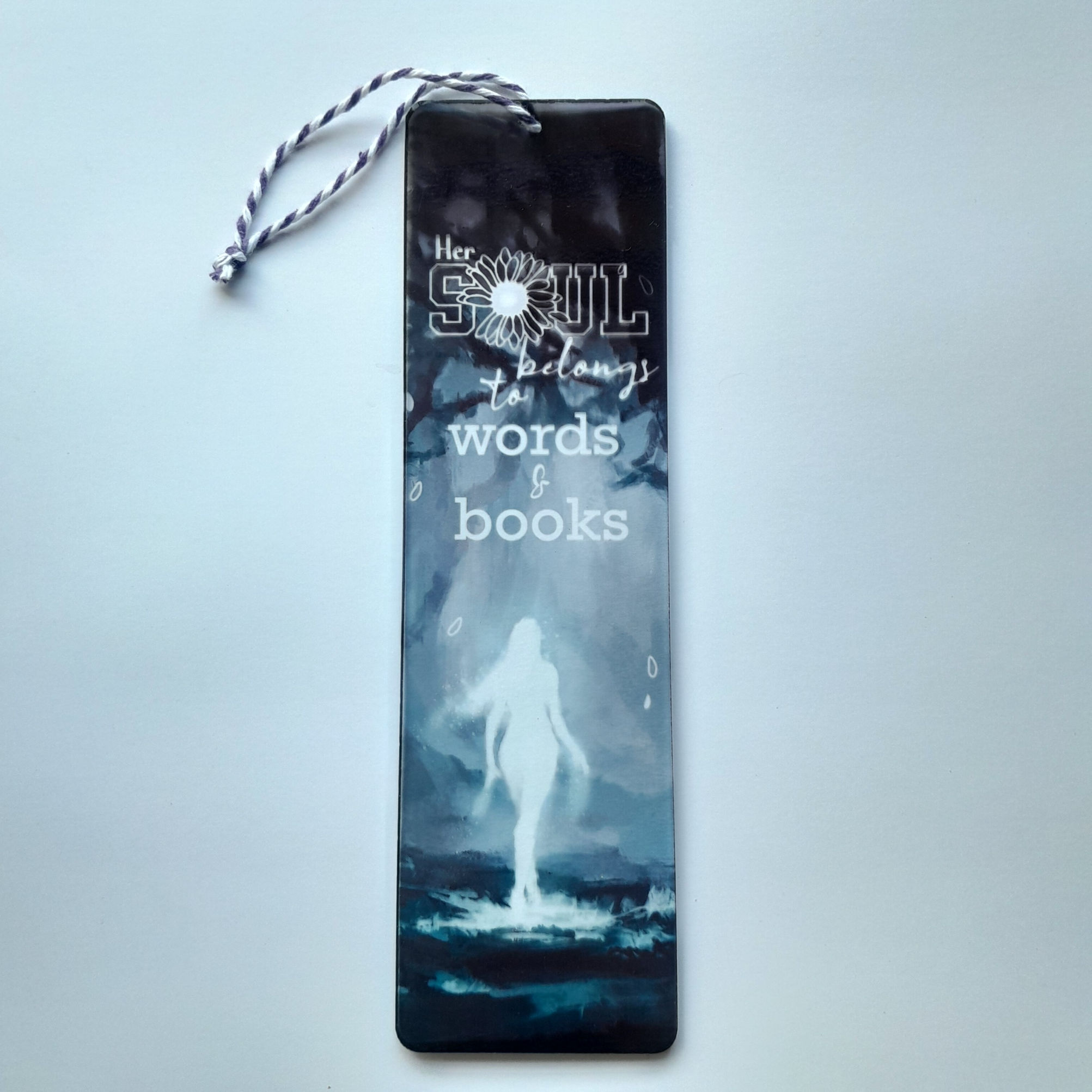 Her Soul Belongs to Words & Books | Premium Clear Book-mark