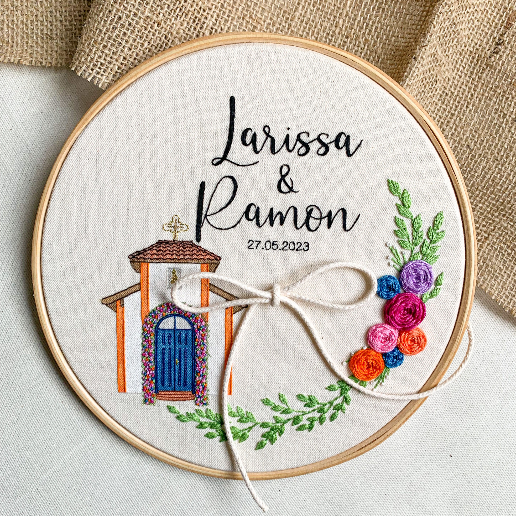 Porta Alianças Local do Casamento