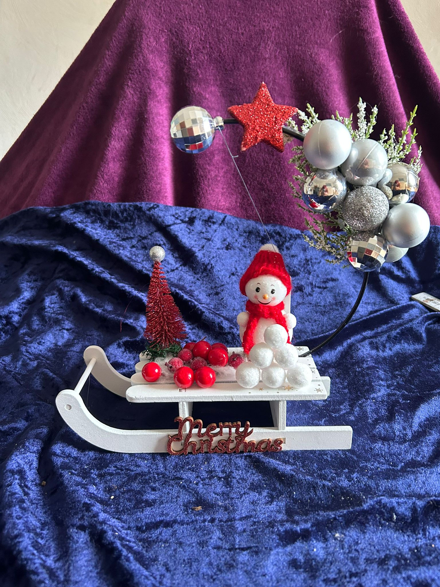 kleiner Weihnachtsschlitten