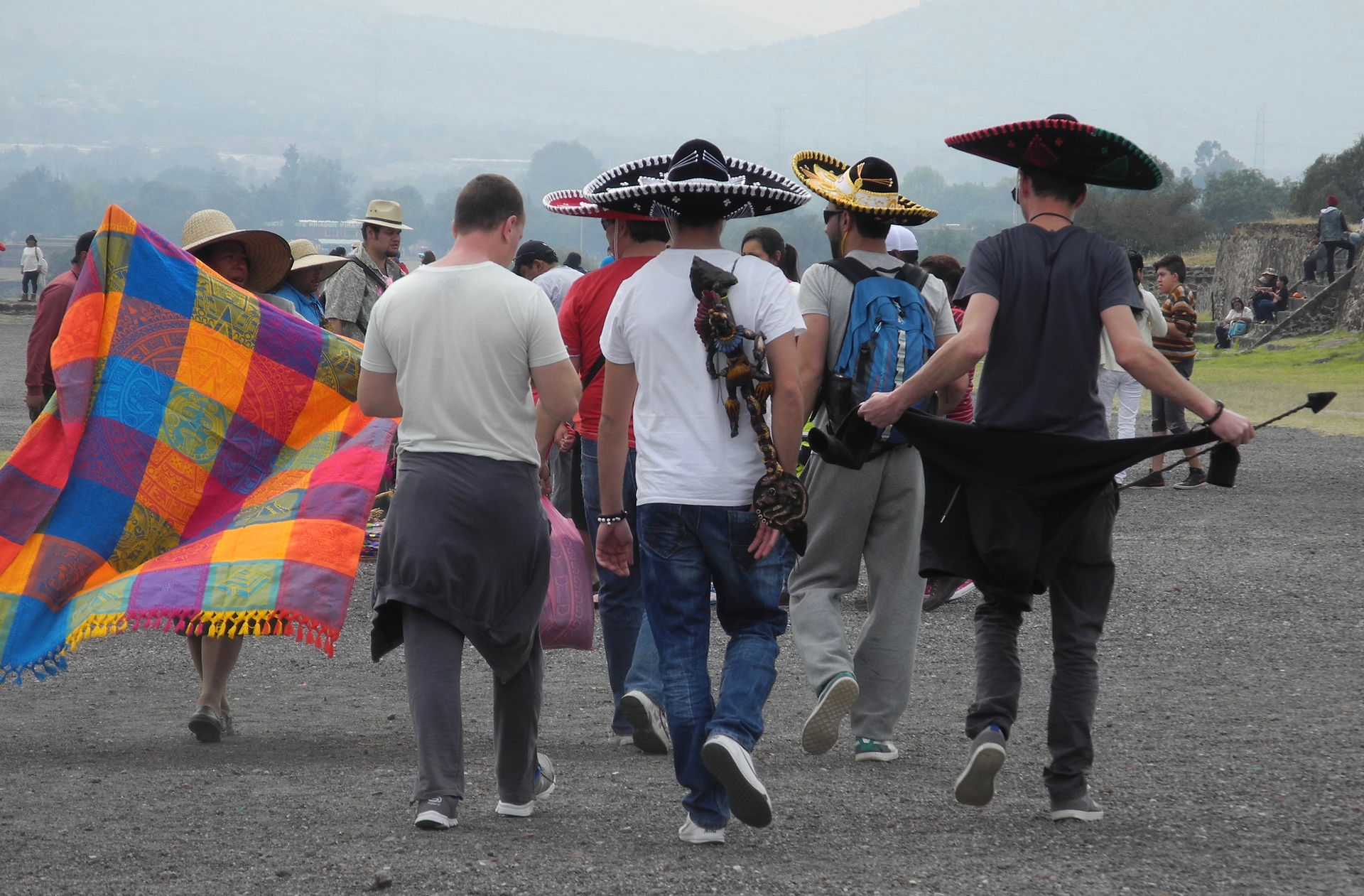 Teotihuacan: American Tourists.