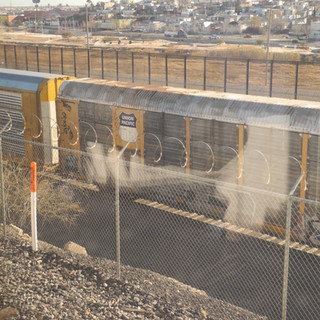 Mexican border at El Paso