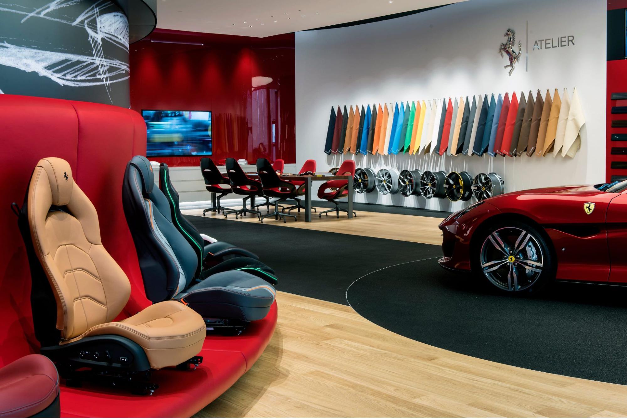 Ferrari Atelier showroom