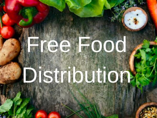 Free Food Distribution on January 19, 2022