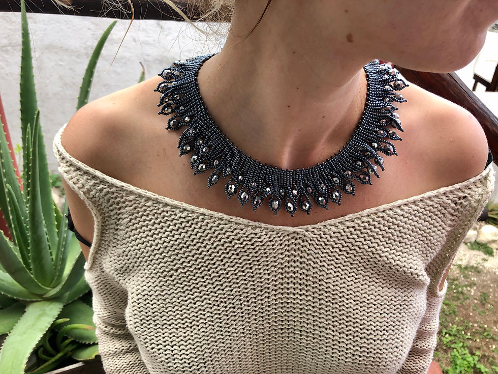 Thumbnail: Goddess Necklace - Woman's Beading Co-op