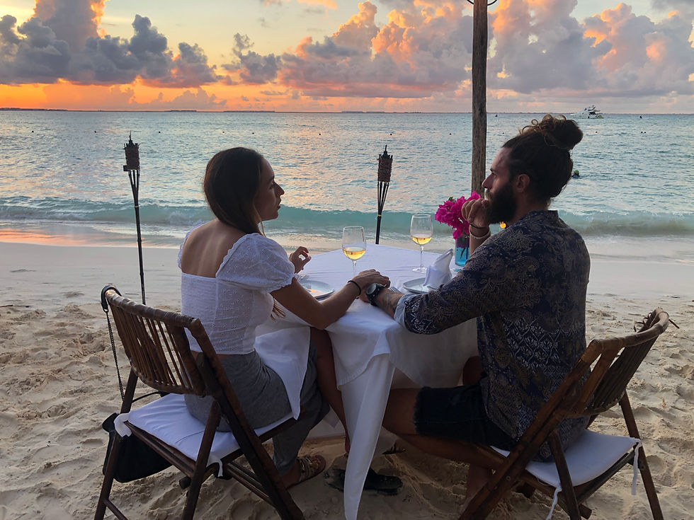 Thumbnail: Mayan Beach Club Romantic Dinner Package Reservation - Deposit