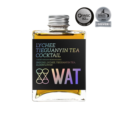 貴妃鐵觀音雞尾酒
Lychee Tieguanyin Tea Cocktail|12% VOL|燒酎 / 荔枝 / 鐵觀音 / 接骨木花 Shochu, Lychee, Tieguanyin Tea, Elderflower|保留貴妃荔枝的果肉滋味,混合鐵觀音特有煙燻木質香氣,在圓潤茶韻之中品嘗柔軟甜美。