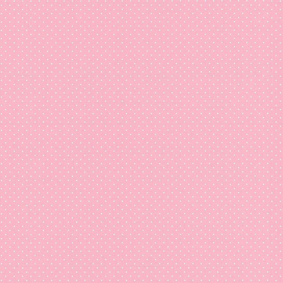 Puntos blancos sobre rosa