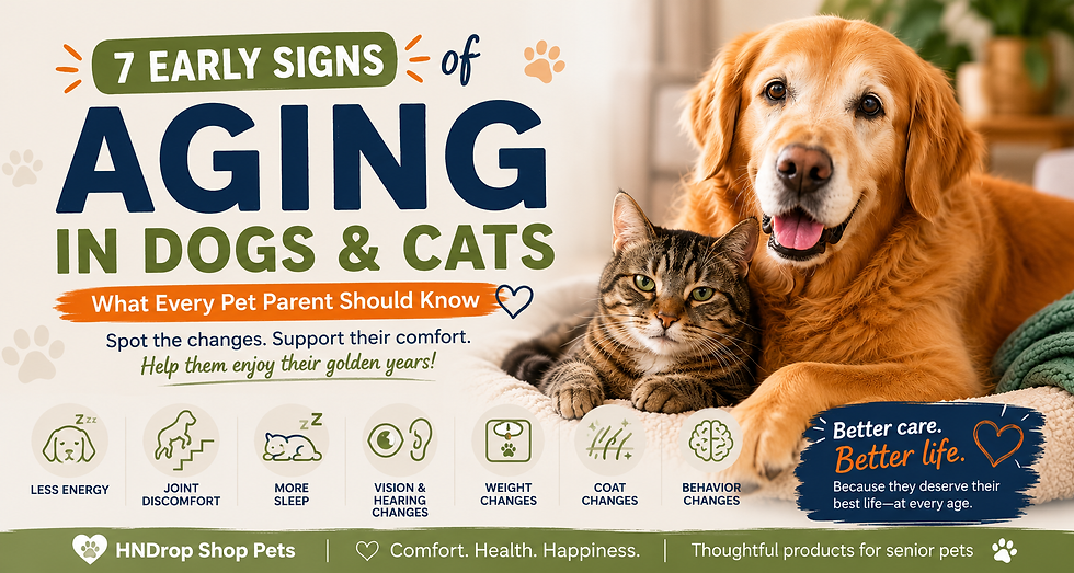 7 Early Signs of Aging in Dogs and Cats Every Pet Parent Should Know